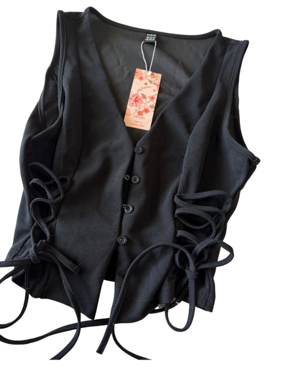 SHEIN Black Vest